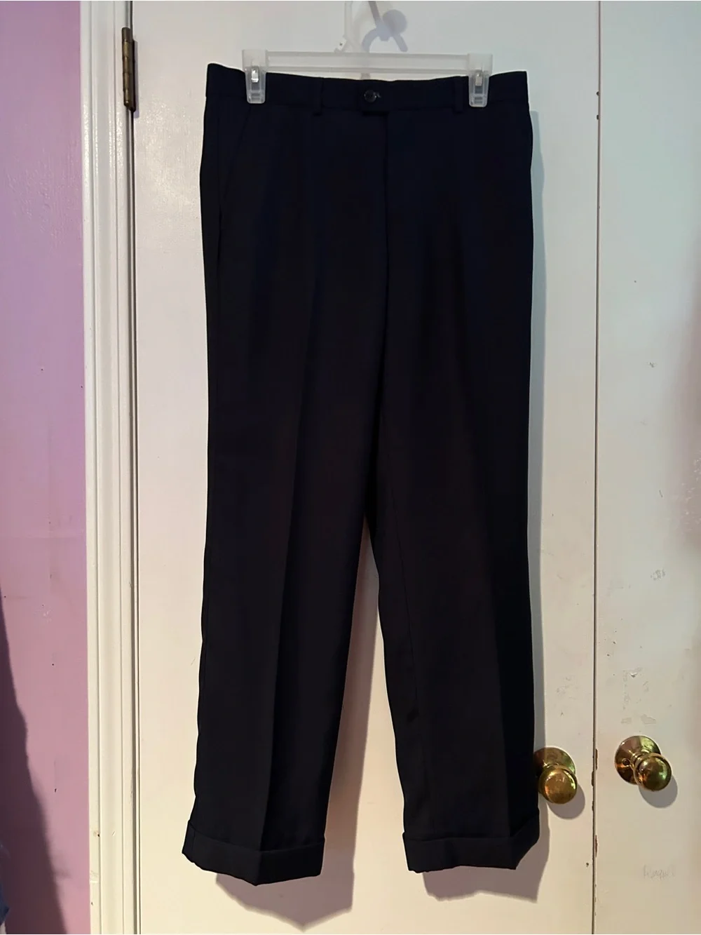 Boys dark navy 3-piece suit size 18.